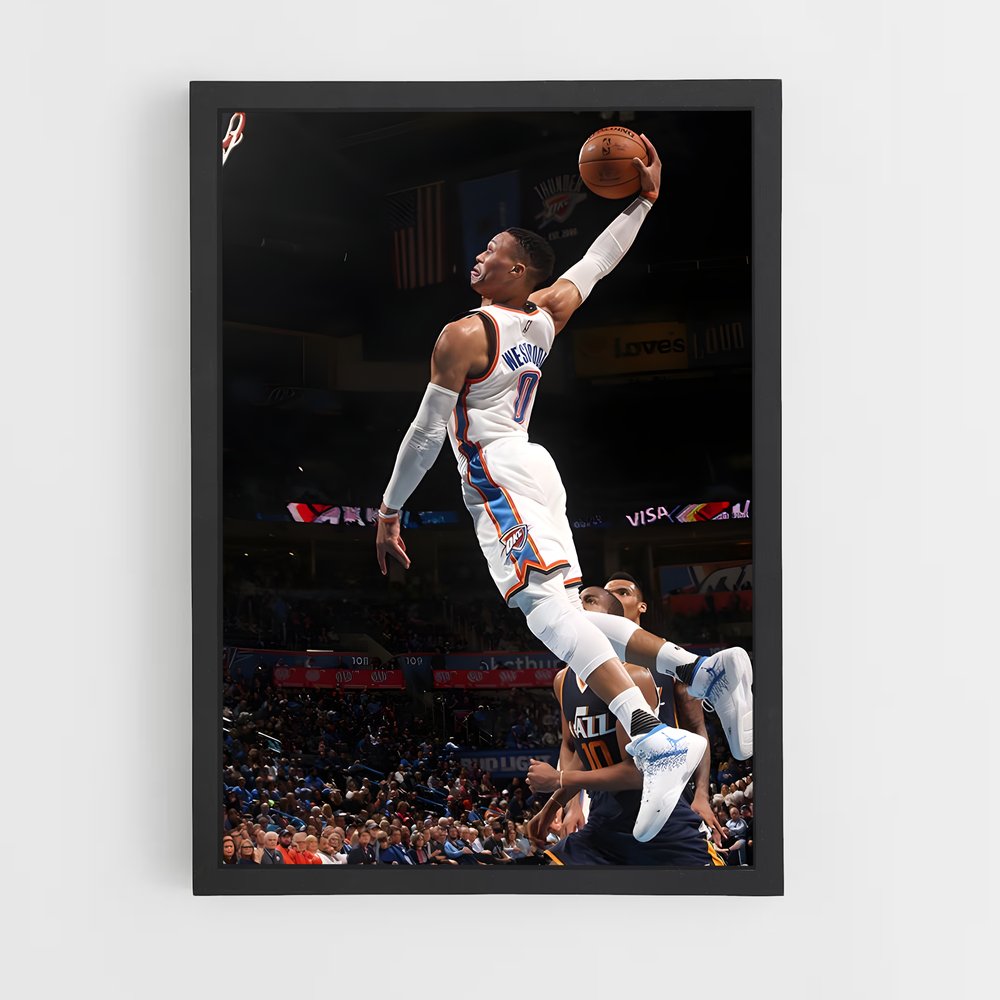 Poster Westbrook Dunk Master – affiche Basketball (vue 2)